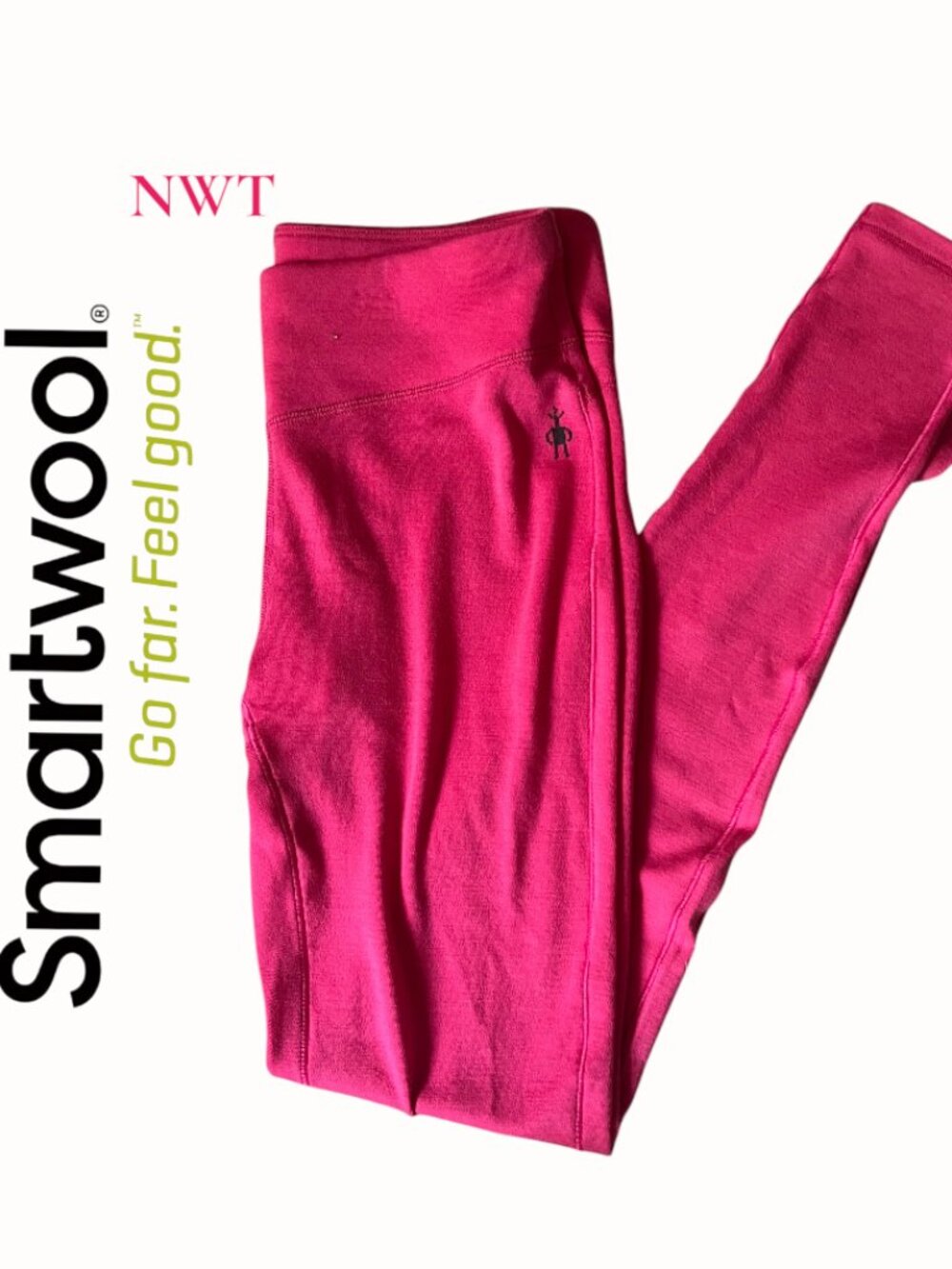 NWT Smartwool Base Layer Thermal Merino Power Pink Bottom Size Small